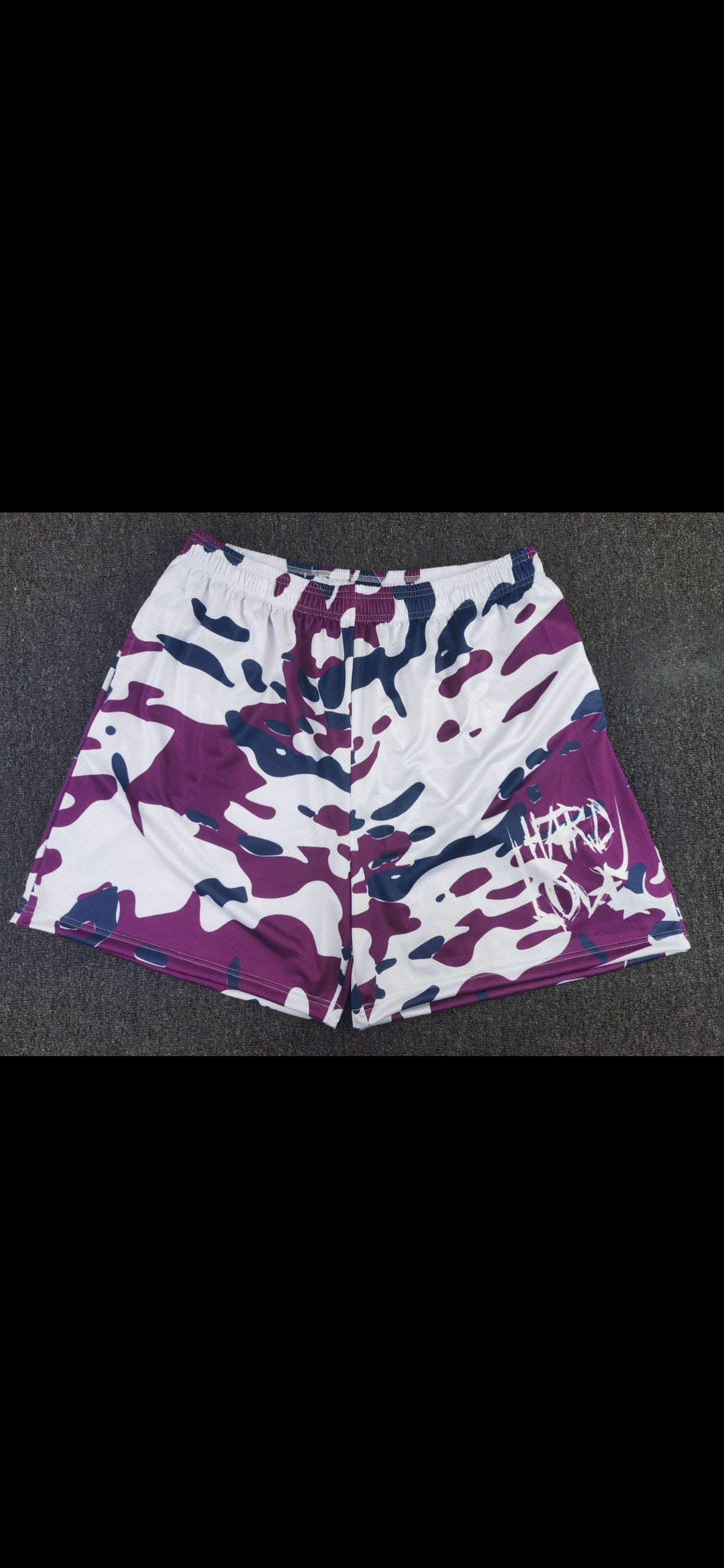 Grape Camo Gym Shorts